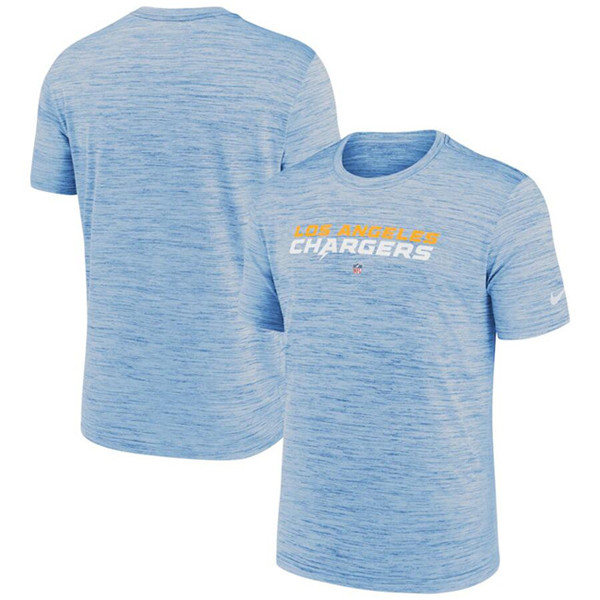 Men's Los Angeles Chargers Powder Blue Velocity Performance T-Shirt